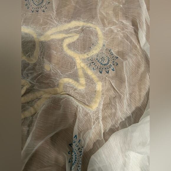Raj Boho Silk Scarf - Picture 3 of 4